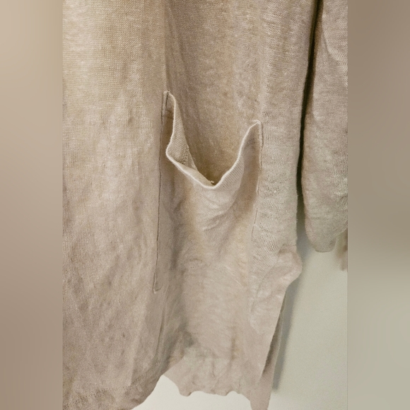 J. Jill 100% linen Cardigan - Picture 6 of 9